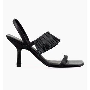 Frame Le Borrego Leather Slingback Sandals 36 1/2 / 6.5